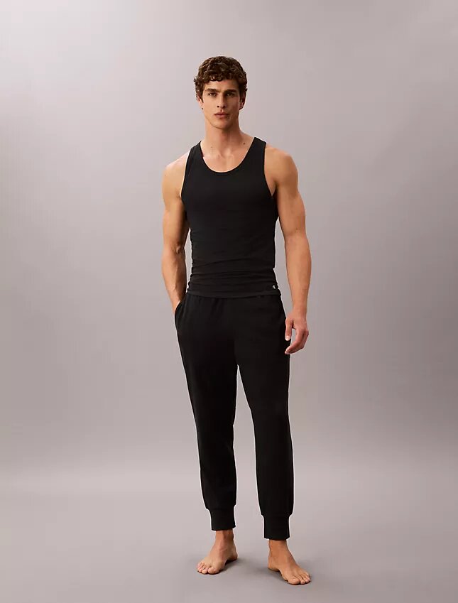 Tanktop aus Cotton Stretch-Mischung im 3er-Pack Tanktop aus Cotton Stretch-Mischung im 3er-Pack