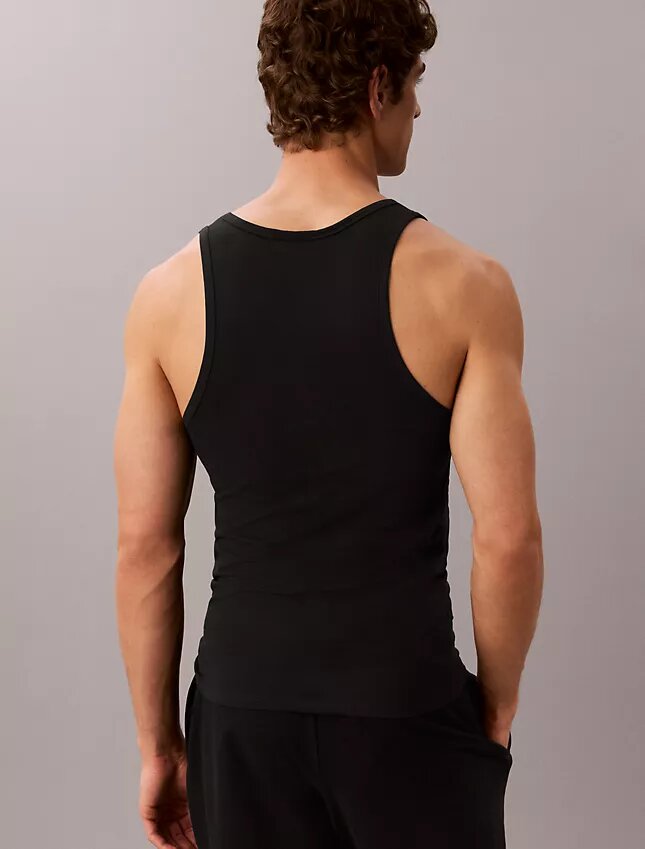 Tanktop aus Cotton Stretch-Mischung im 3er-Pack Tanktop aus Cotton Stretch-Mischung im 3er-Pack