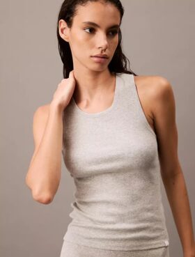 Tanktop aus Cotton Stretch-Rippstrick Tanktop aus Cotton Stretch-Rippstrick