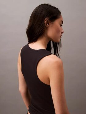 Tanktop aus Cotton Stretch-Rippstrick Tanktop aus Cotton Stretch-Rippstrick