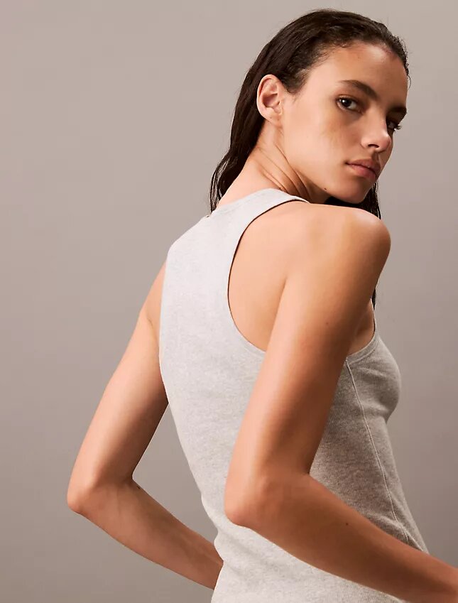 Tanktop aus Cotton Stretch-Rippstrick Tanktop aus Cotton Stretch-Rippstrick