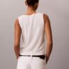 Tanktop aus Leinenmischung