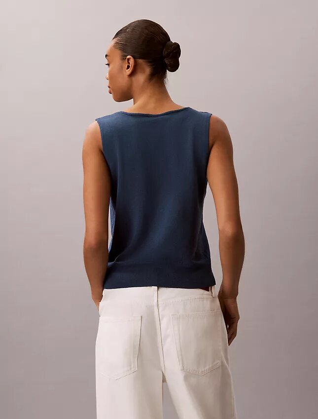 Tanktop aus Leinenmischung Tanktop aus Leinenmischung
