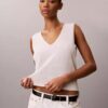 Tanktop aus Leinenmischung
