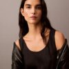 Tanktop aus Viskose-Satin