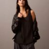 Tanktop aus Viskose-Satin