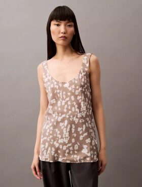 Tanktop mit fließendem Print