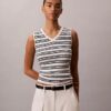 Tanktop mit geripptem V-Ausschnitt Tanktop mit geripptem V-Ausschnitt