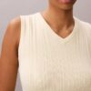 Tanktop mit geripptem V-Ausschnitt Tanktop mit geripptem V-Ausschnitt