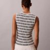 Tanktop mit geripptem V-Ausschnitt Tanktop mit geripptem V-Ausschnitt