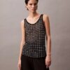 Tanktop mit Jacquard-Struktur