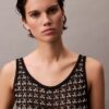 Tanktop mit Jacquard-Struktur