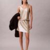 Tanktop mit Pailletten und Rundhalsausschnitt