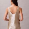 Tanktop mit Pailletten und Rundhalsausschnitt