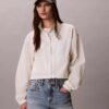Tech-Jacke mit Emblem-Logo und Perforation