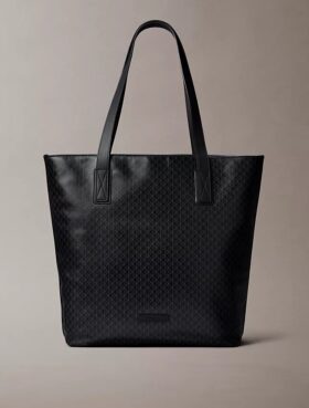 Tote-Bag mit durchgehendem Emblem-Logo