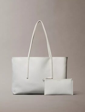 Tote-Bag mit durchgehendem Emblem-Logo und Beutel