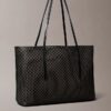 Tote-Bag mit durchgehendem Emblem-Logo und Beutel