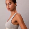 Traditioneller, leicht gefütterter Triangel-Bralette aus Cotton Stretch