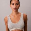 Traditioneller, leicht gefütterter Triangel-Bralette aus Cotton Stretch
