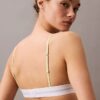 Triangel-Bralette aus Baumwoll-Modal-Stretch-Rippstoff, Unlined Triangel-Bralette aus Baumwoll-Modal-Stretch-Rippstoff, Unlined