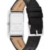 Uhr mit rechteckigem Zifferblatt und Lederarmband Uhr mit rechteckigem Zifferblatt und Lederarmband