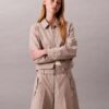 Utility-Shorts aus Wollmischung mit Fischgrätenmuster Utility-Shorts aus Wollmischung mit Fischgrätenmuster