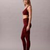 Weiche 7/8-Leggings mit abstraktem Sportprint