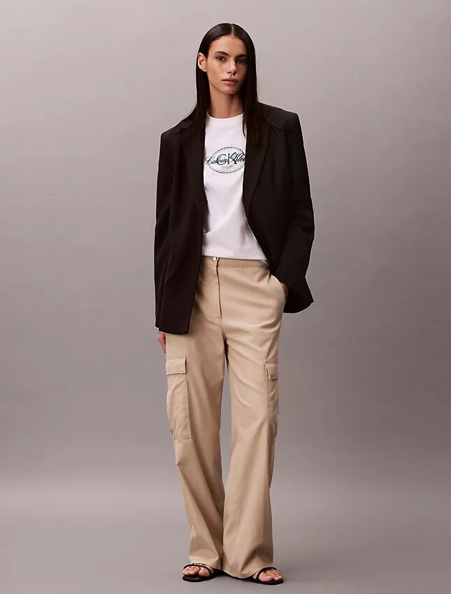 Weiche Cargo-Hose aus Twill Weiche Cargo-Hose aus Twill