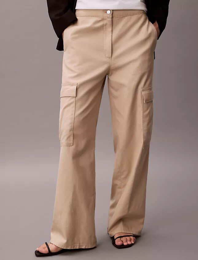 Weiche Cargo-Hose aus Twill Weiche Cargo-Hose aus Twill