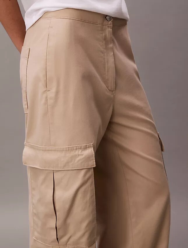 Weiche Cargo-Hose aus Twill Weiche Cargo-Hose aus Twill