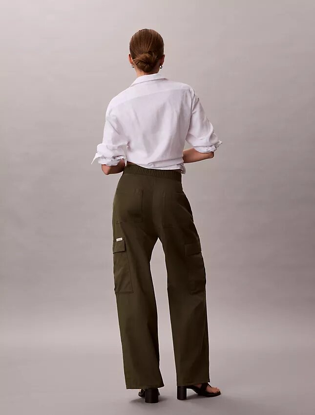 Weiche Cargo-Hose aus Twill Weiche Cargo-Hose aus Twill