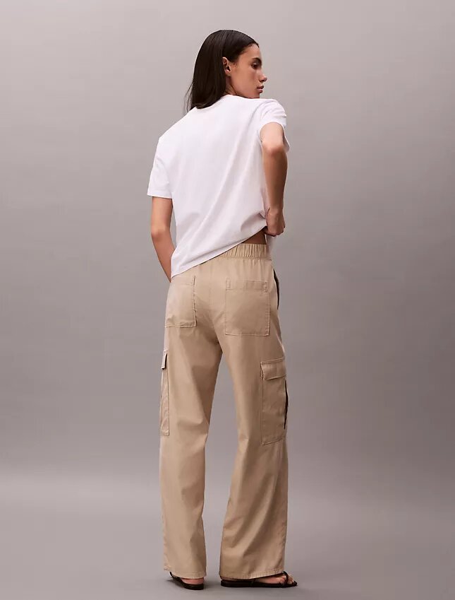 Weiche Cargo-Hose aus Twill Weiche Cargo-Hose aus Twill