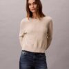 Weicher Baumwollpullover mit Monogram Weicher Baumwollpullover mit Monogram