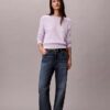 Weicher Baumwollpullover mit Monogram Weicher Baumwollpullover mit Monogram