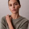 Weicher Baumwollpullover mit Monogram Weicher Baumwollpullover mit Monogram
