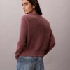 Weicher Baumwollpullover mit Monogram Weicher Baumwollpullover mit Monogram