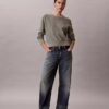 Weicher Baumwollpullover mit Monogram Weicher Baumwollpullover mit Monogram