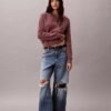 Weicher Baumwollpullover mit Monogram Weicher Baumwollpullover mit Monogram