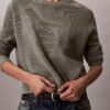 Weicher Baumwollpullover mit Monogram Weicher Baumwollpullover mit Monogram