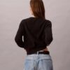 Weicher Baumwollpullover mit Monogram Weicher Baumwollpullover mit Monogram