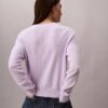 Weicher Baumwollpullover mit Monogram Weicher Baumwollpullover mit Monogram