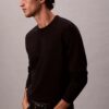 Weicher Baumwollpullover mit Monogram Weicher Baumwollpullover mit Monogram