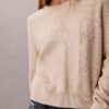 Weicher Baumwollpullover mit Monogram Weicher Baumwollpullover mit Monogram