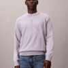 Weicher Baumwollpullover mit Monogram und lockerer Passform