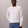 Weicher Baumwollpullover mit Monogram und lockerer Passform