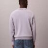 Weicher Baumwollpullover mit Monogram und lockerer Passform