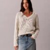 Weicher, locker sitzender Monogram-Pullover aus Baumwolle Weicher, locker sitzender Monogram-Pullover aus Baumwolle