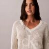 Weicher, locker sitzender Monogram-Pullover aus Baumwolle Weicher, locker sitzender Monogram-Pullover aus Baumwolle