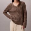 Weicher, locker sitzender Monogram-Pullover aus Baumwolle Weicher, locker sitzender Monogram-Pullover aus Baumwolle